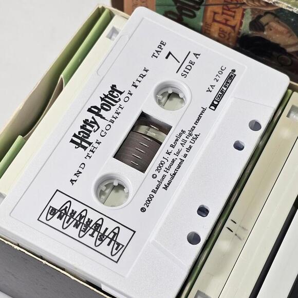 Harry Potter and the Goblet of Fire Audio Book Unabridged Audio Cassette Tapes - Picture 4 of 5